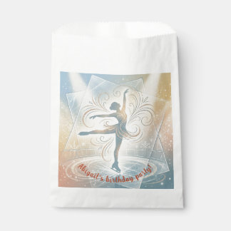 Sacolinha Elegant Winter Ice Skating Birthday 