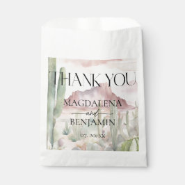 Sacolinha Elegante Boho Desert Landscape Cactus Weding