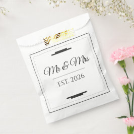Sacolinha Elegante Favor de Noiva e Noivo Casamento Minimali