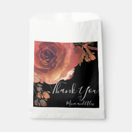 Sacolinha Elegante Laranja Crimson Rosa Negro