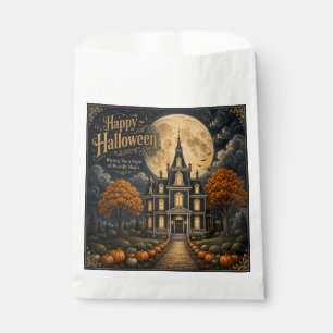 Sacolinha Elegante Mansão Assombrada de Halloween