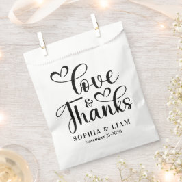 Sacolinha Elegante Roteiro Amor e Agradecimento Casamento