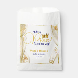 Sacolinha Elegante Royal Blue Prince Chá de fraldas