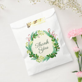 Sacolinha Elegante Rustic Holly Vintage Green - Obrigado