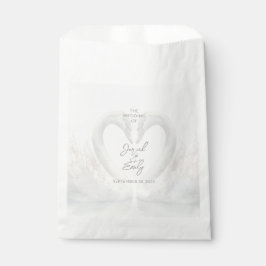 Sacolinha Elegante Swan Wedding Favor Bolsas