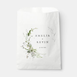 Sacolinha Elegante Verde Terrestre Nomes Personalizados Data