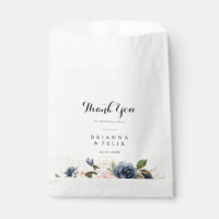 Elegante Winter Floral Obrigado Casamento