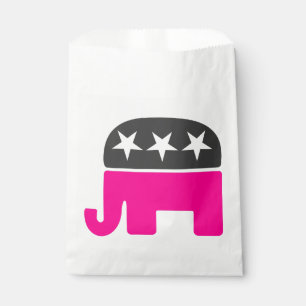 Sacolinha eleições republicanas de elefante rosa
