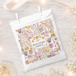 Sacolinha Elementos de pintura personalizados de queda de aq