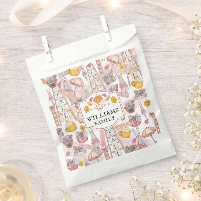 Sacolinha Elementos de pintura personalizados de queda de aq (Cortado)