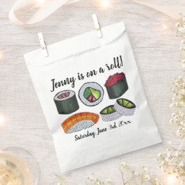 Sacolinha Em uma Celebração de Parabéns Roll (Sushi)