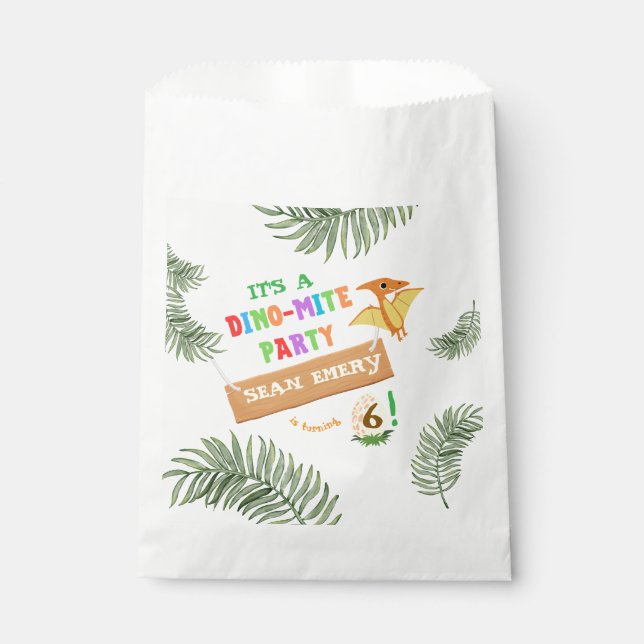 Sacolinha Encaminhar para Cores: Dinossauro Incrível (Frente)