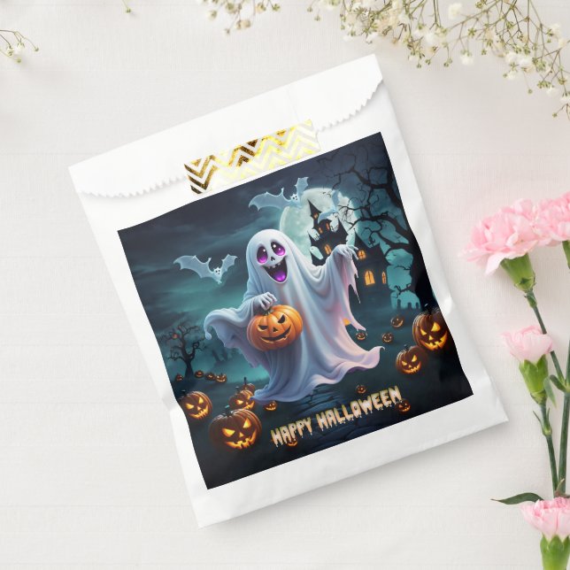 Sacolinha Encantando a design de Halloween. (Selado)