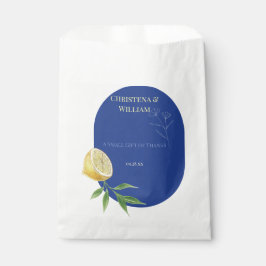 Sacolinha Enchanted Blue Lemon Blossom Wedding