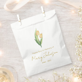 Sacolinha Envelope de Sementes de Tulipa Simples para Funera