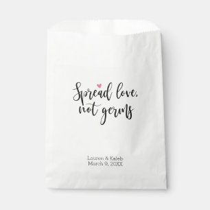 Sacolinha Espalhar Amor Não Germes Bolsas De Favor De Casam