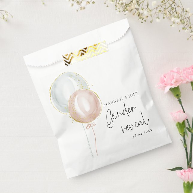 Sacolinha Espetáculo de Revelação do Gênero do Balão Rosa e  (Selado)