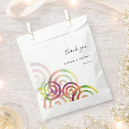 Sacolinha Espirais Chic Rainbow Personalizados