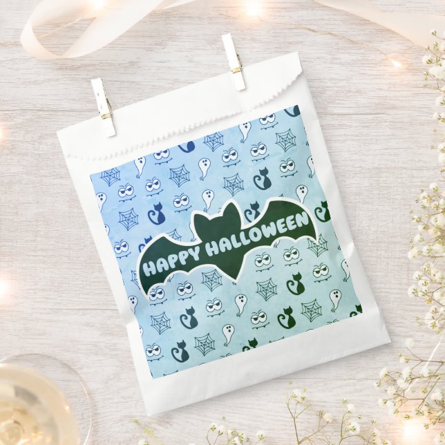 Sacolinha Espírito, teias-aranha e Gatos Negros Azuis (Cortado)