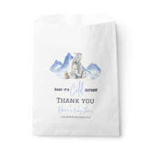 Está frio fora do Chá de fraldas do Urso Polar de 