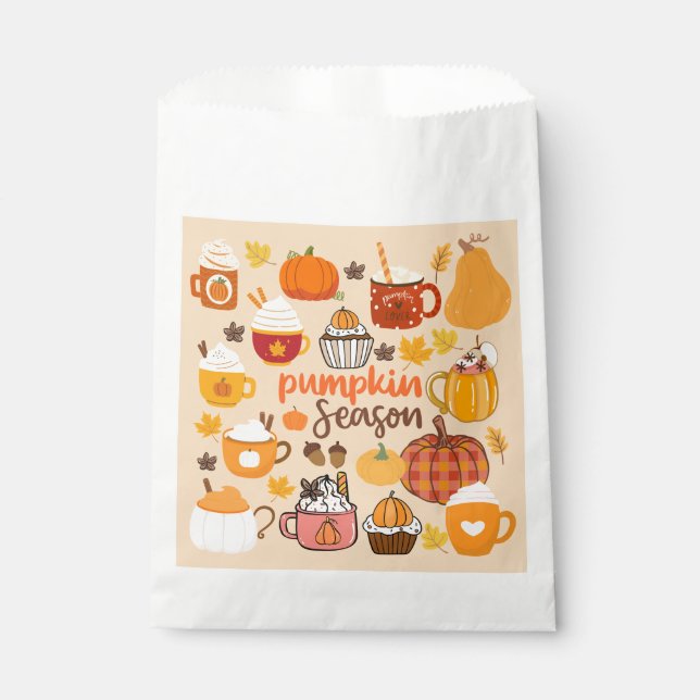 Sacolinha Estação de Abóbora Separada (Frente)