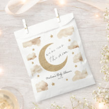 Estamos Além da Lua Boho Celestial Chás de Bebê