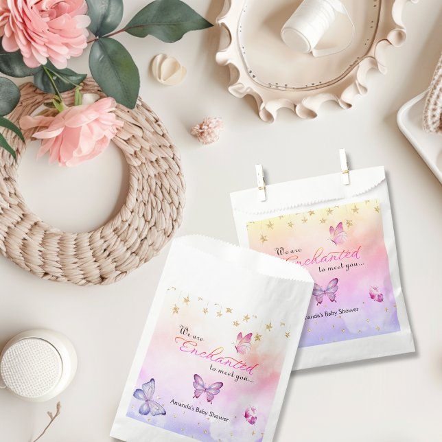 Sacolinha Estamos Encantados A Conhecê-Lo Chá de fraldas De  (Criador carregado)