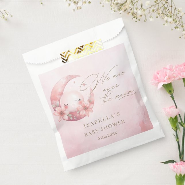 Sacolinha Estamos Sobre O Chá de fraldas Da Moon Girl (Selado)