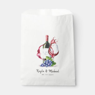 Sacolinha Estilo de Vinho Vermelho Ocasião Celebração Favor