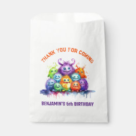 Sacolinha Etiquetas de Favorecimento do Aniversário de crian