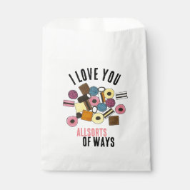 Sacolinha Eu Te Amo Licorice Permite Dia de os namorados Doc