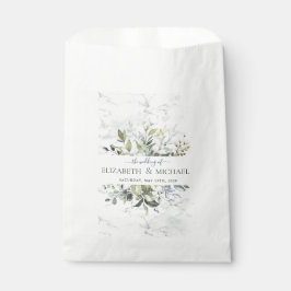 Sacolinha Eucalipto Verde-azulado Pálido Botânico Mármore