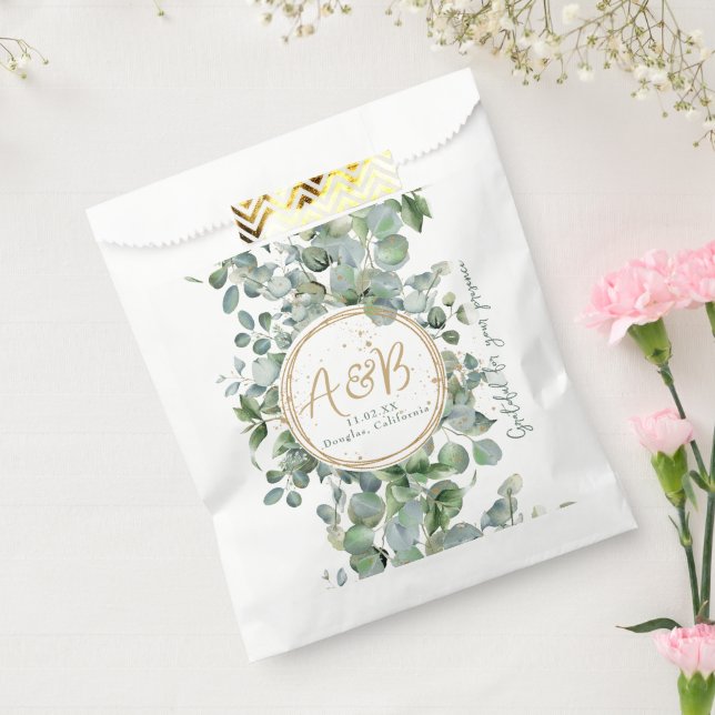 Sacolinha Eucalyptus Dourado Glitter - Código 02 - b (Selado)