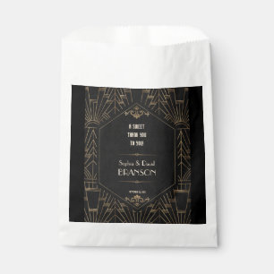 Sacolinha Excelente Negro Dourado Real Gatsby Casamento Obri