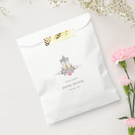 Sacolinha Exemplo de Rosas Florais Russos e Chá de panela La