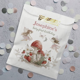 Sacolinha fada caprichosa do jardim menina de um ano de idad