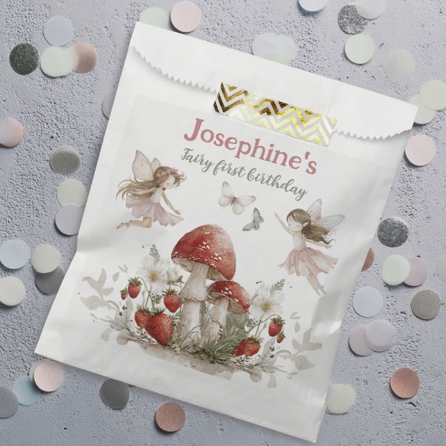 Sacolinha fada caprichosa do jardim menina de um ano de idad (Criador carregado)