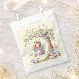 Sacolinha Fada de Primavera de Páscoa de de Aquarela