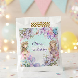 Sacolinha Fada Fada Fada Fada Fada Aniversário Favor Bag