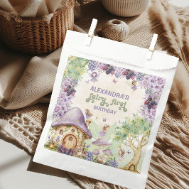 Sacolinha Fada Roxa Primeiro Berry Primeiro Aniversário