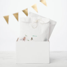 Fadas e bolsa de favores de jardim de fantasia