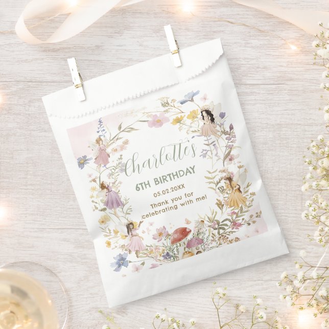 Sacolinha Fairies Wildflower Meadow Flowday (Cortado)