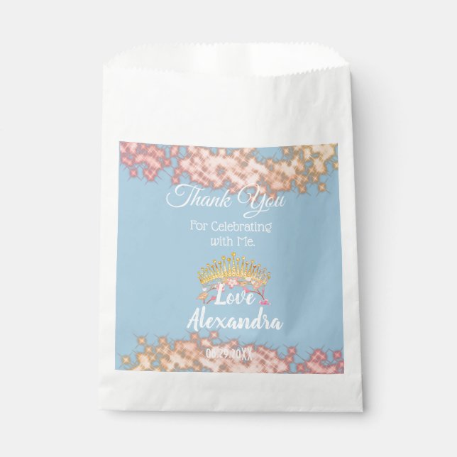 Sacolinha Fairytale Princess Glitter Sweet dezesseis (Frente)