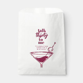 Sacolinha Fale 30 comigo, aniversário de 30 anos Cocktail Pa