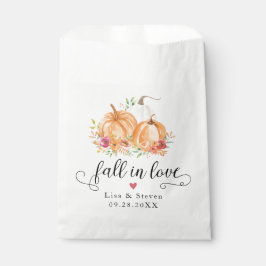 Sacolinha Fall In Love Pumpkins Casamento