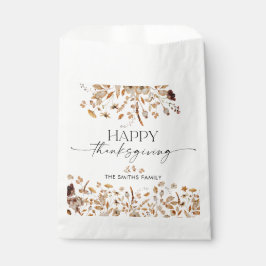 Sacolinha Fall Leaves Thanksgiving Dinner Favor Bags