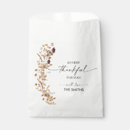 Sacolinha Fall Leaves Thanksgiving Dinner Favor Bags