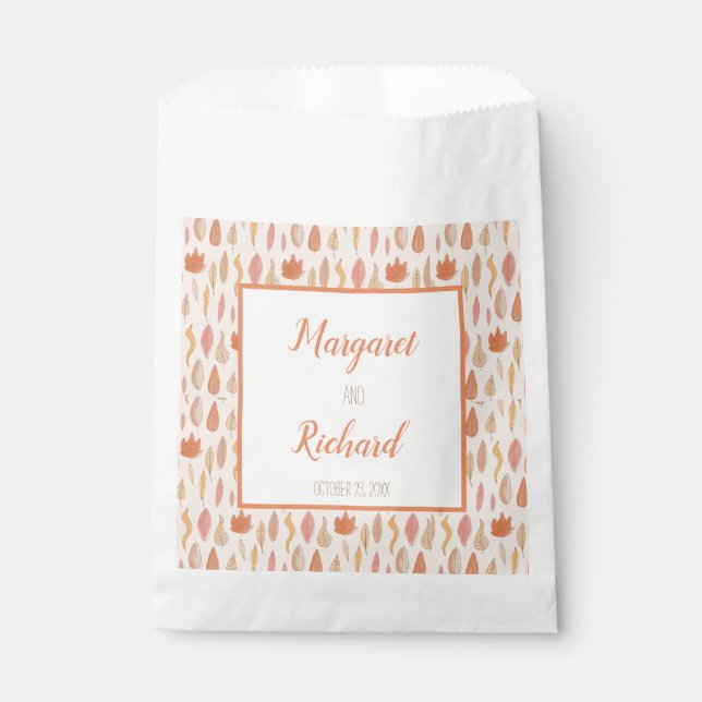 Sacolinha Fall Sai Do Outono Bolsas Favoráveis (Frente)