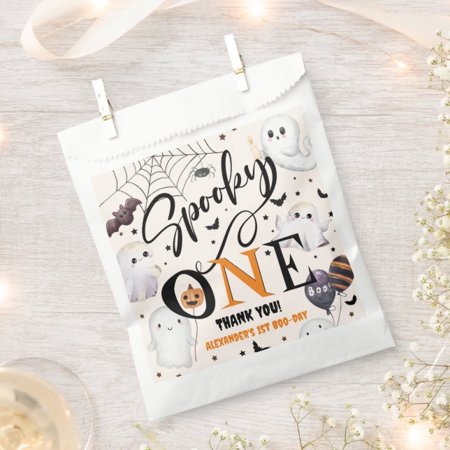 Sacolinha Fantasma Bonito de Festa de primeiro aniversario d (Cortado)