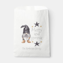 Farmhouse Winter Watercolor Gnome para o Natal